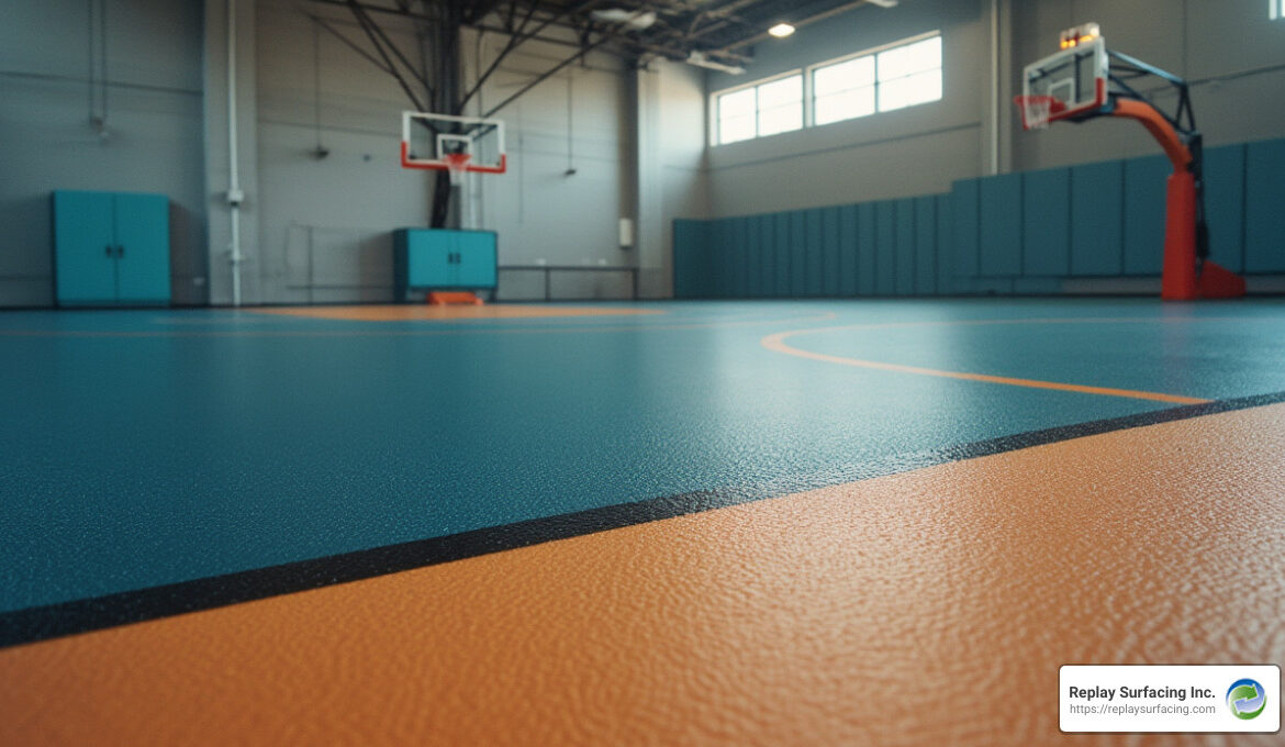 basketball court rubber flooring