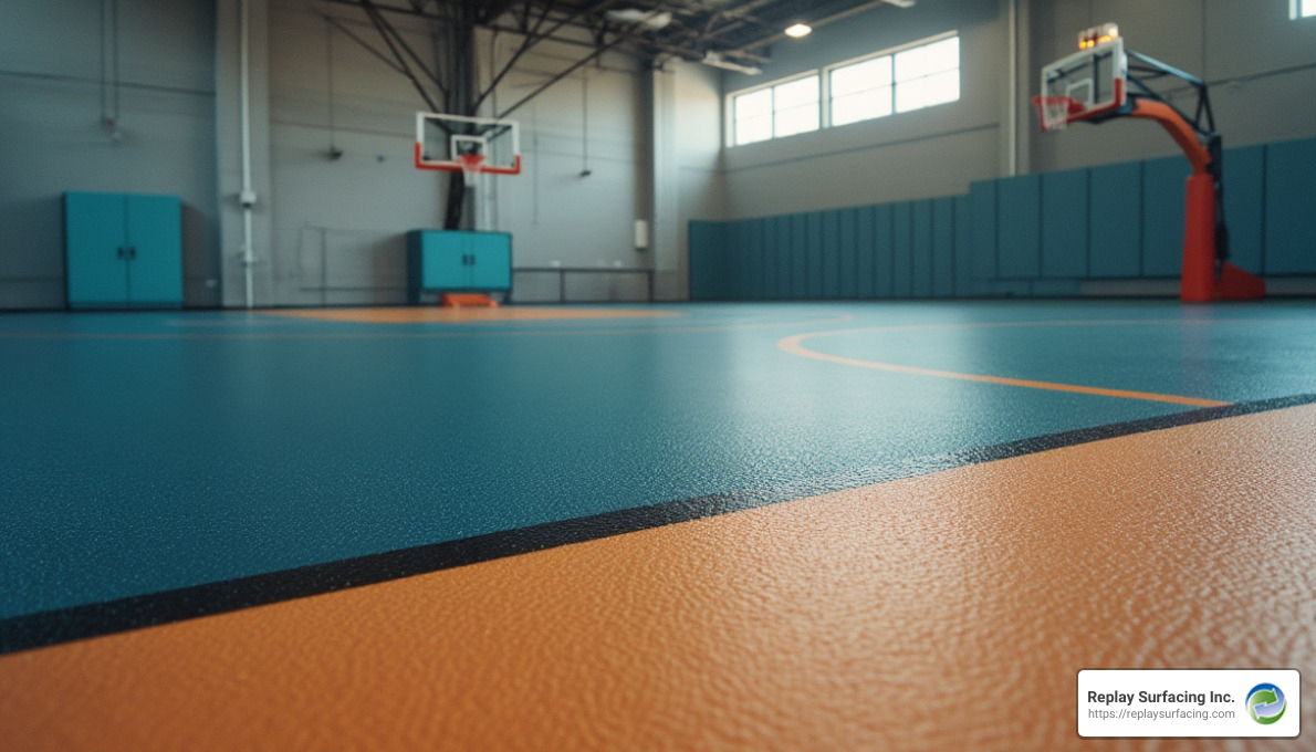 basketball court rubber flooring