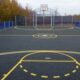 outdoor rubber flooring for basketball court