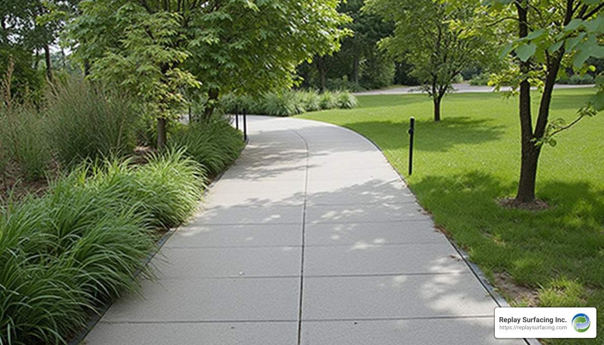 recycled rubber walkway 3 feet wide