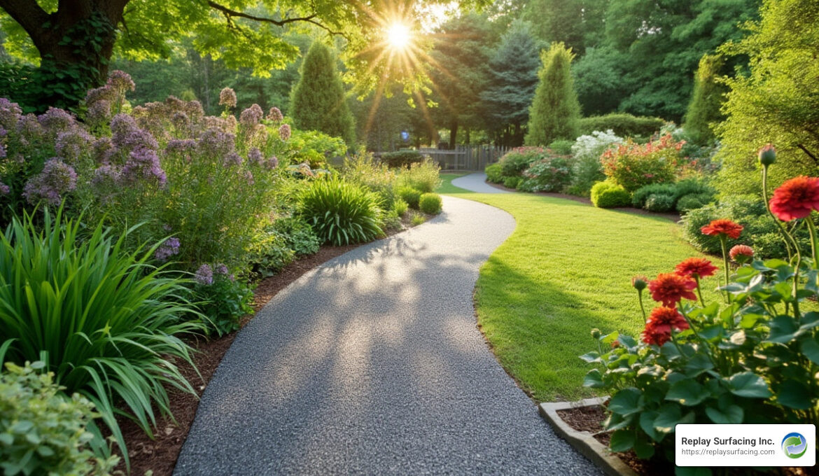 the pros and cons and recycled rubber walkways