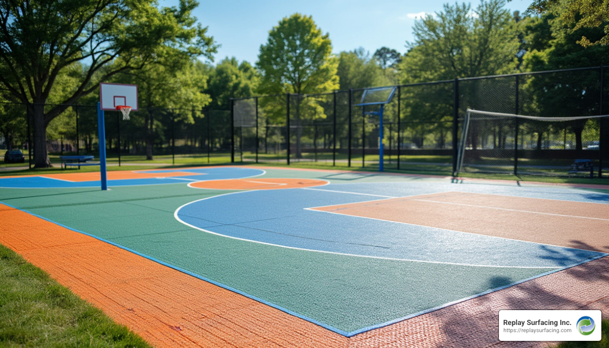 interlocking sports tiles