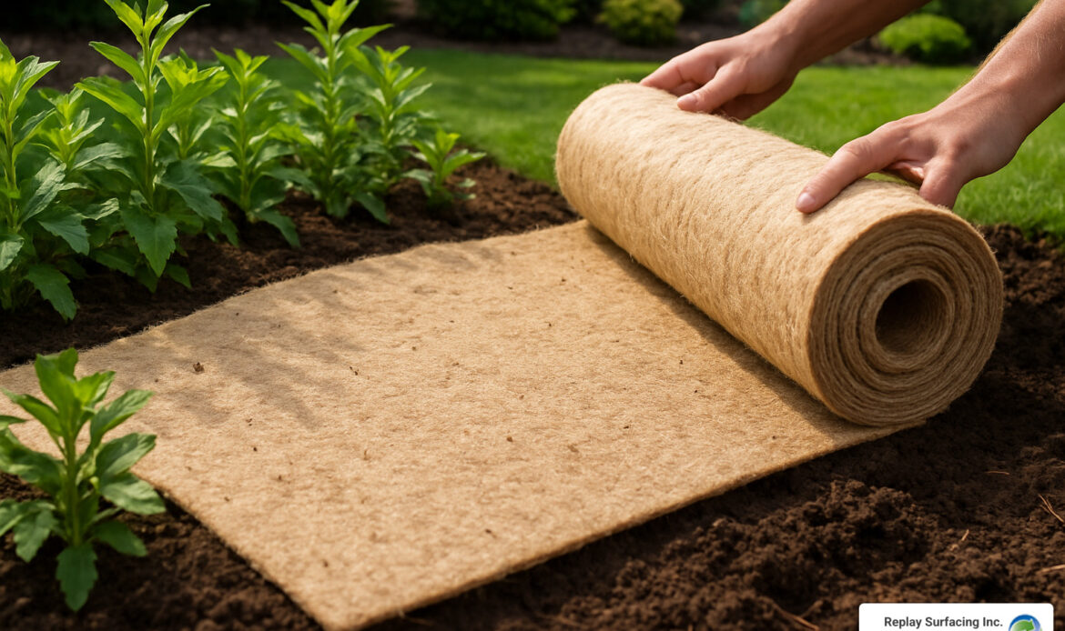 mulch mat roll
