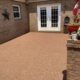 patio walkway made from recycled rubber
