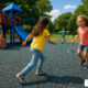 recycled tire playground flooring