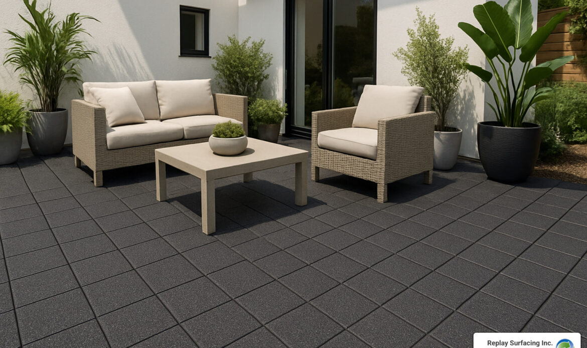 rubber decking