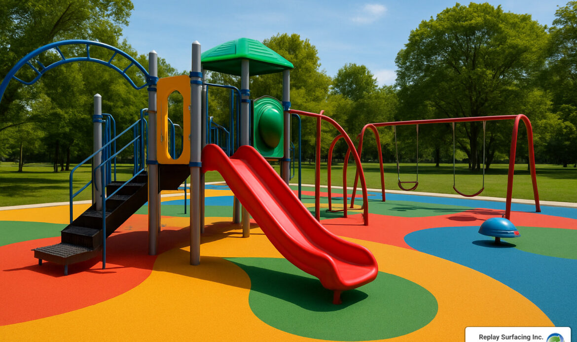 rubber flooring playground surfaces