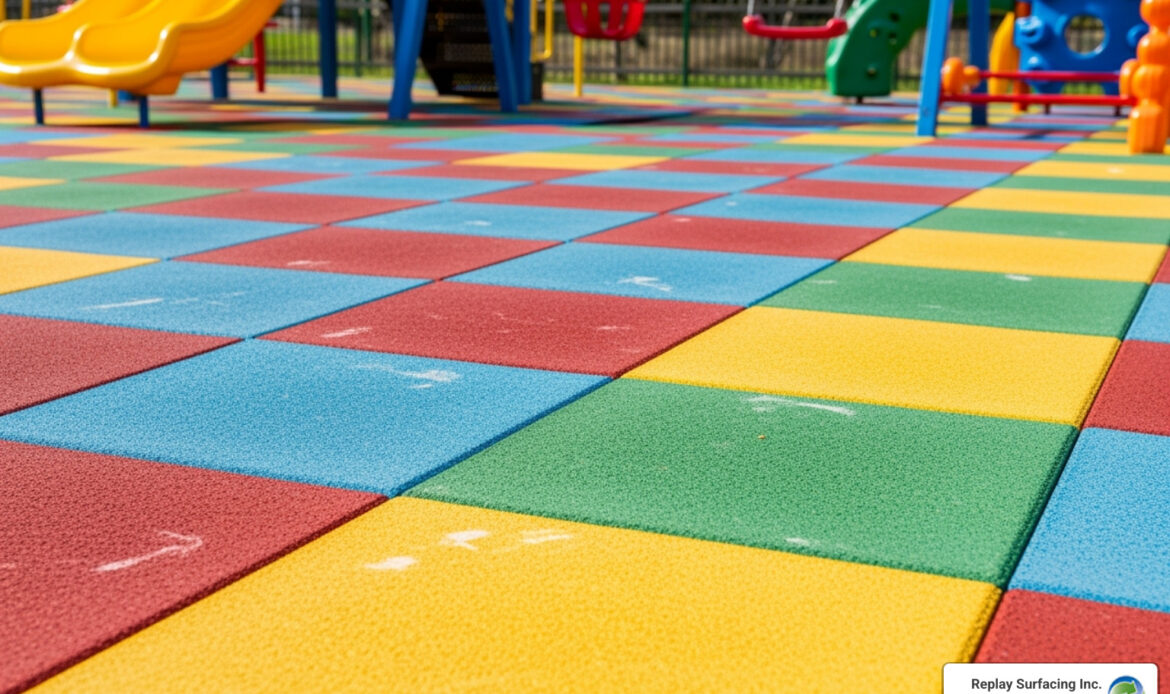 play safe rubber safety tiles