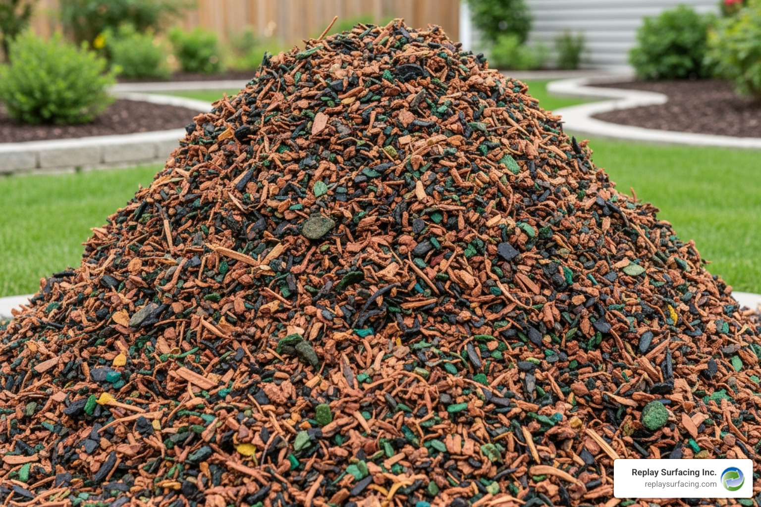 rubber mulch by the yard near me