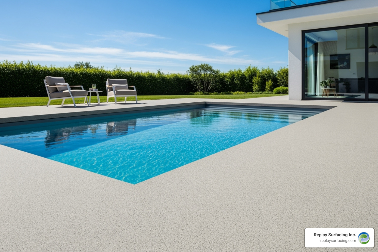 rubber for pool decks