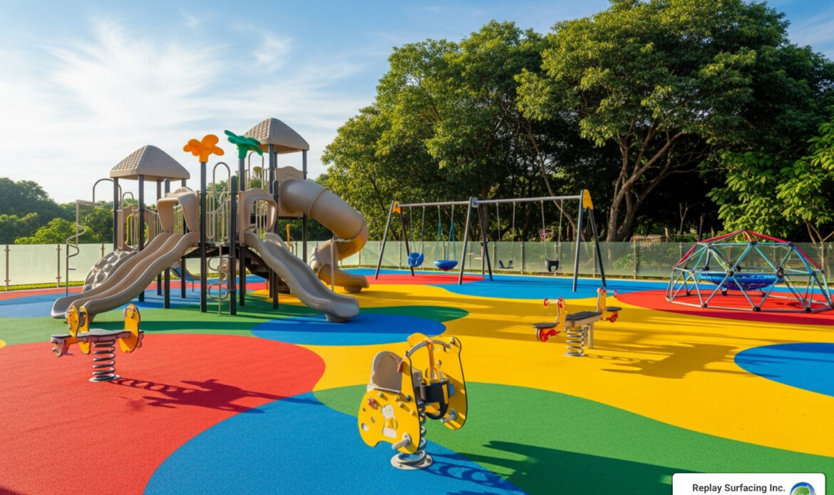 interlocking playground mats