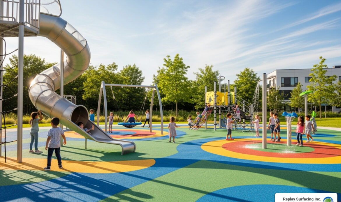 playground ground cover rubber mat