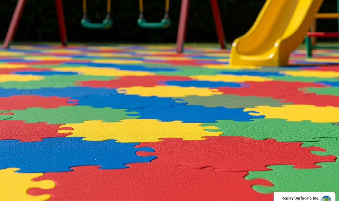 play yard rubber mats