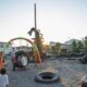 recycled tires for playgrounds