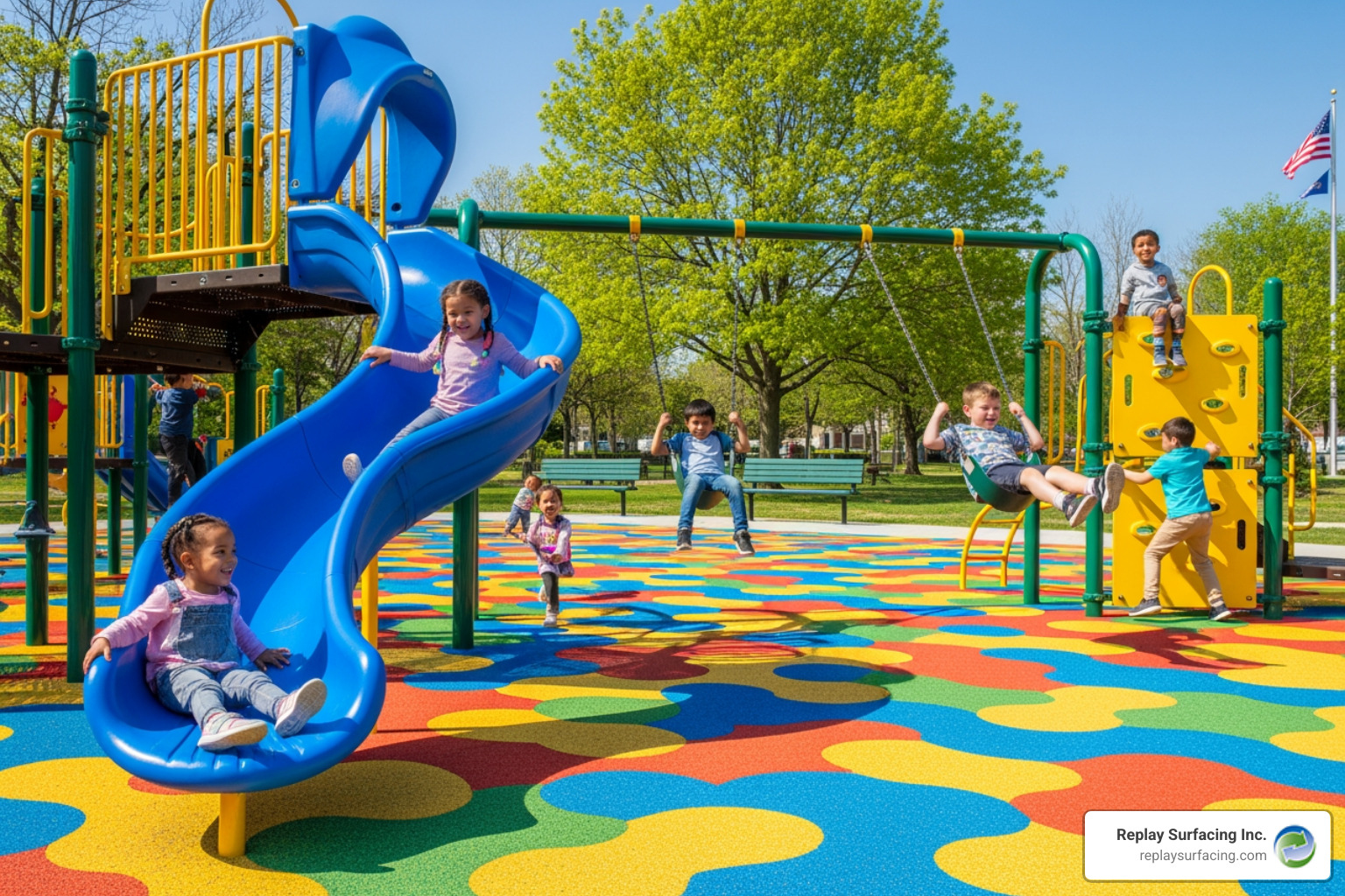 rubber crumb play surface