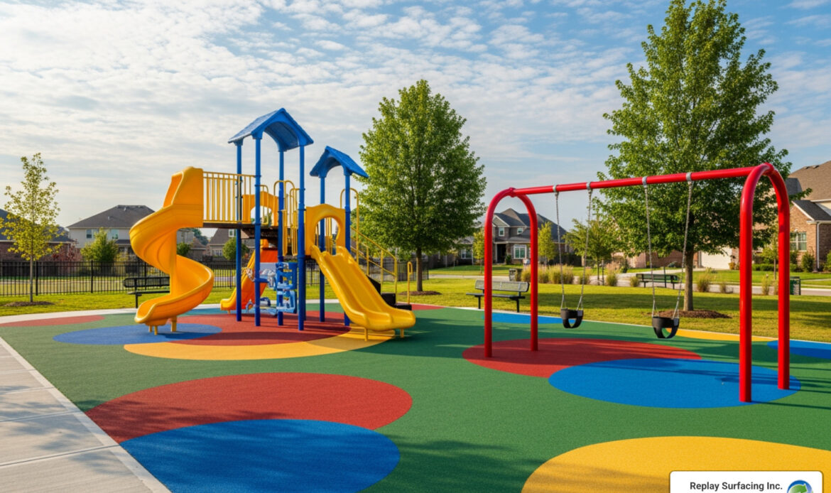 diy pour in place rubber surfacing