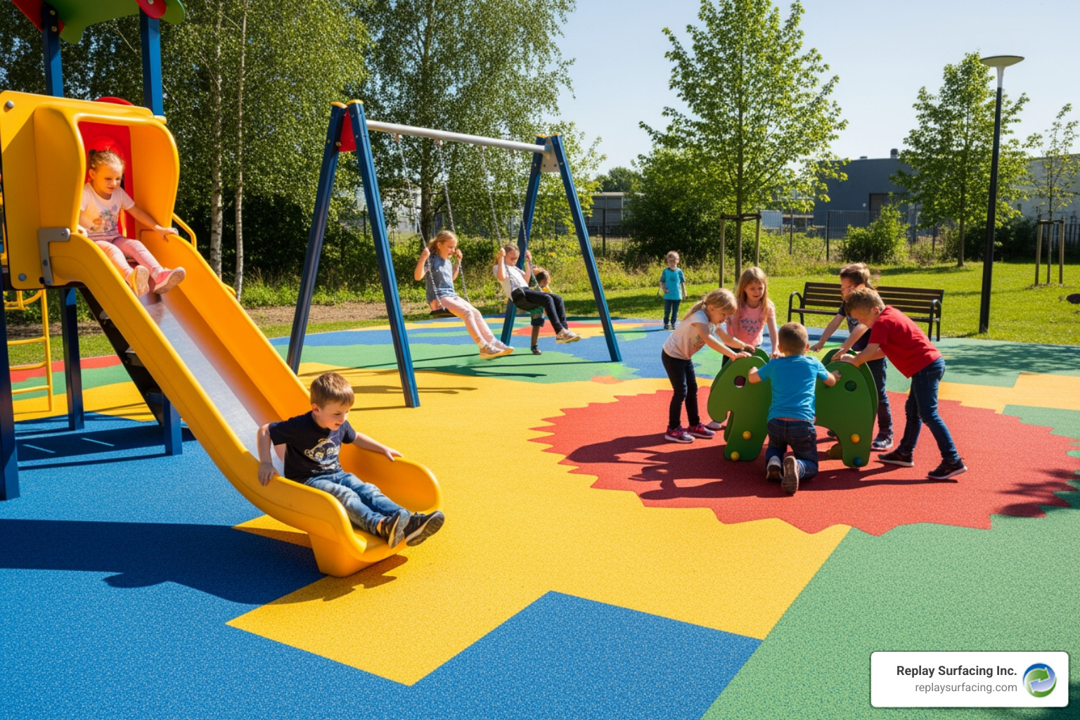 epdm wet pour rubber surfacing