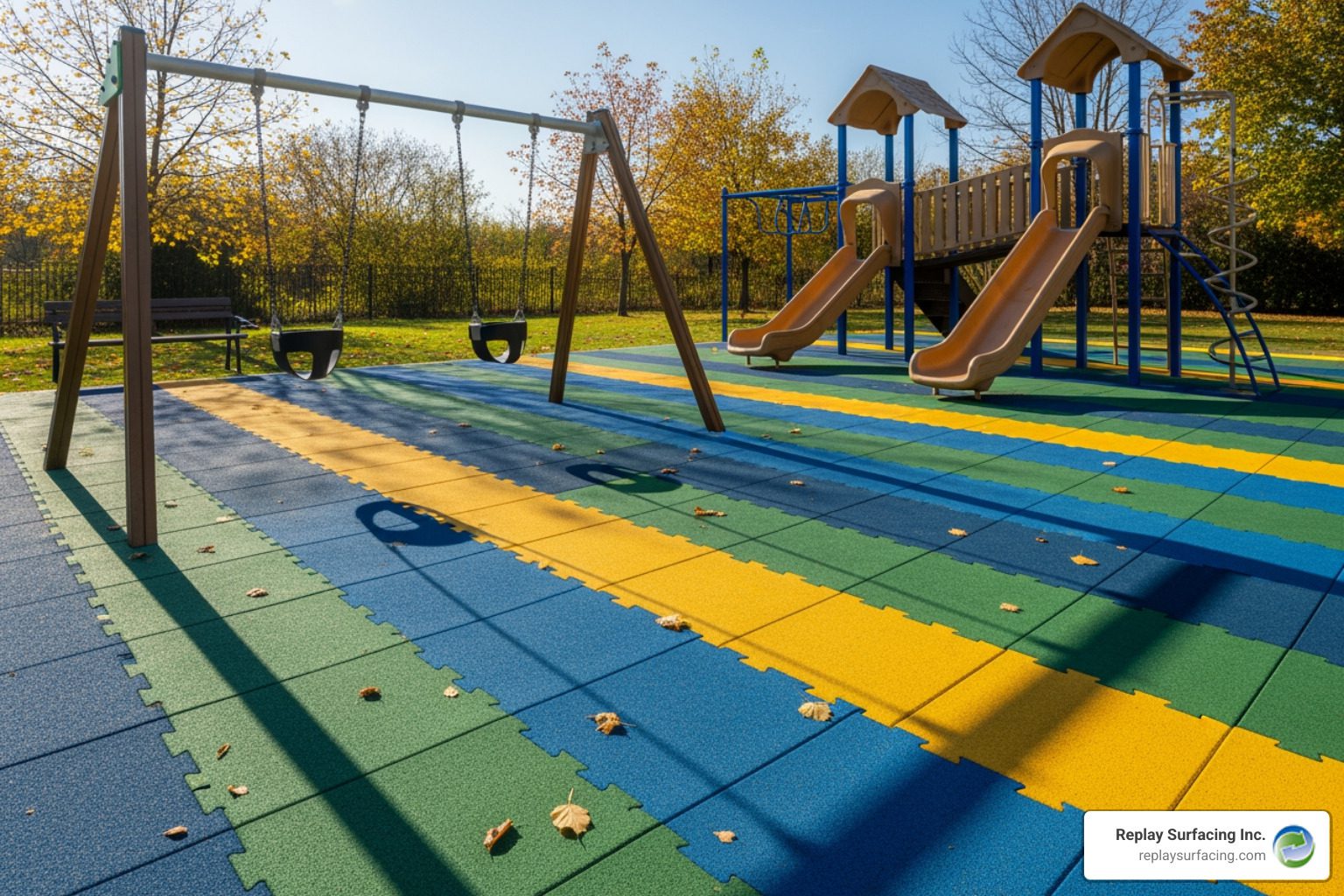 outdoor rubber mats for playground