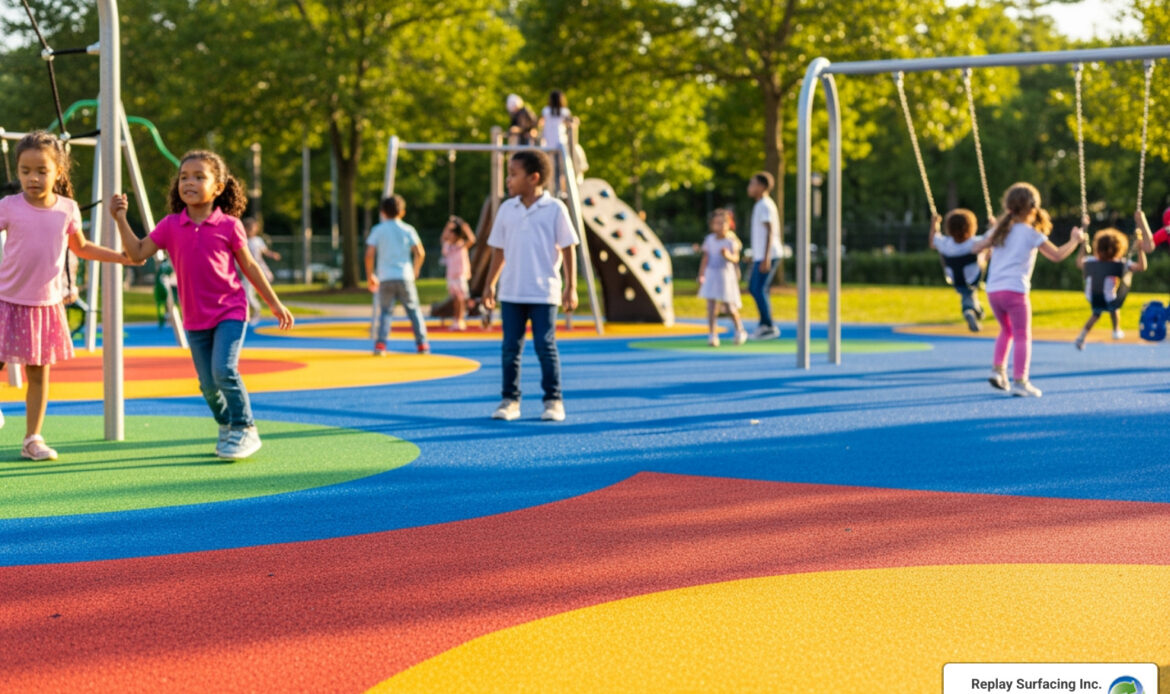 playground mats rubber
