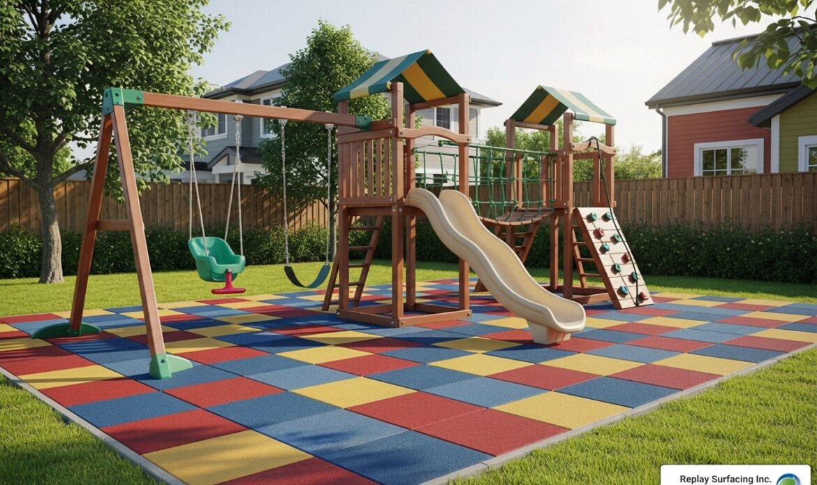 exterior playground flooring