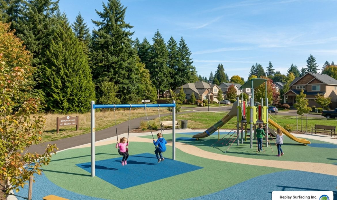 playground surface maintenance Beaverton