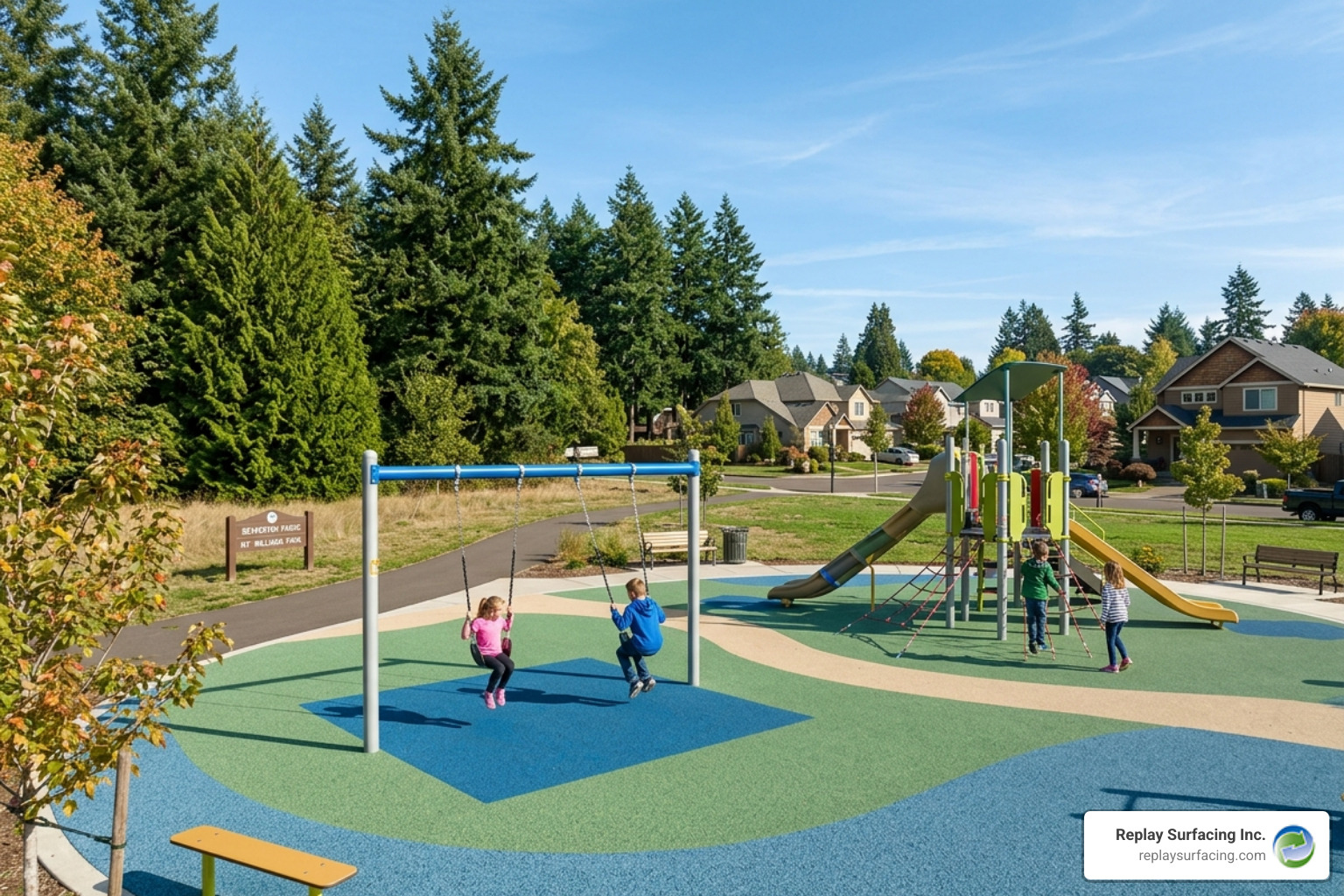 playground surface maintenance Beaverton