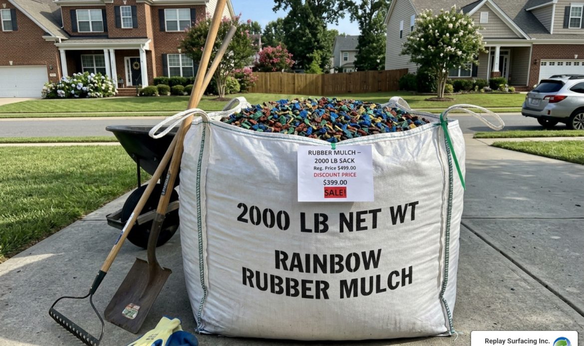 best price on rubber mulch