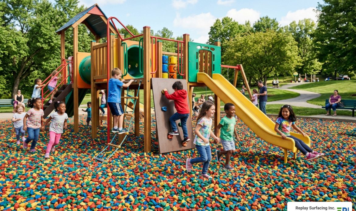 eco friendly playground mulch