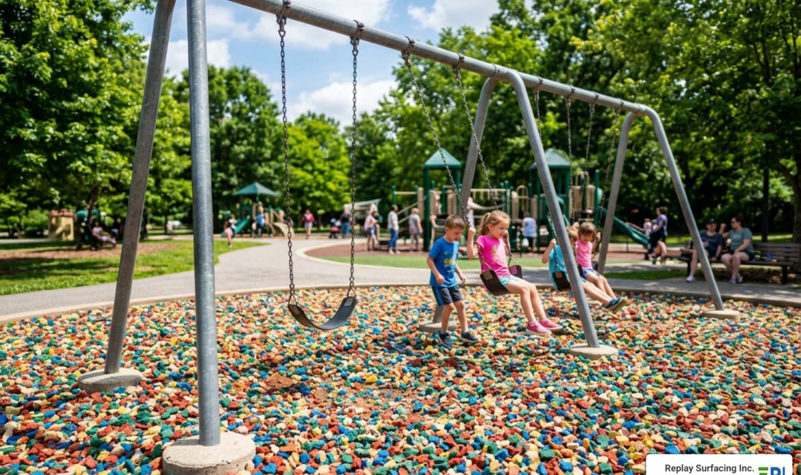 rubber mulch for play areas