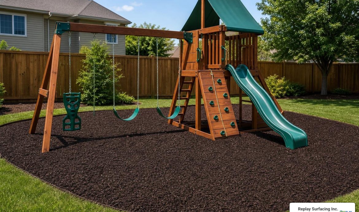 rubber mulch for swingsets