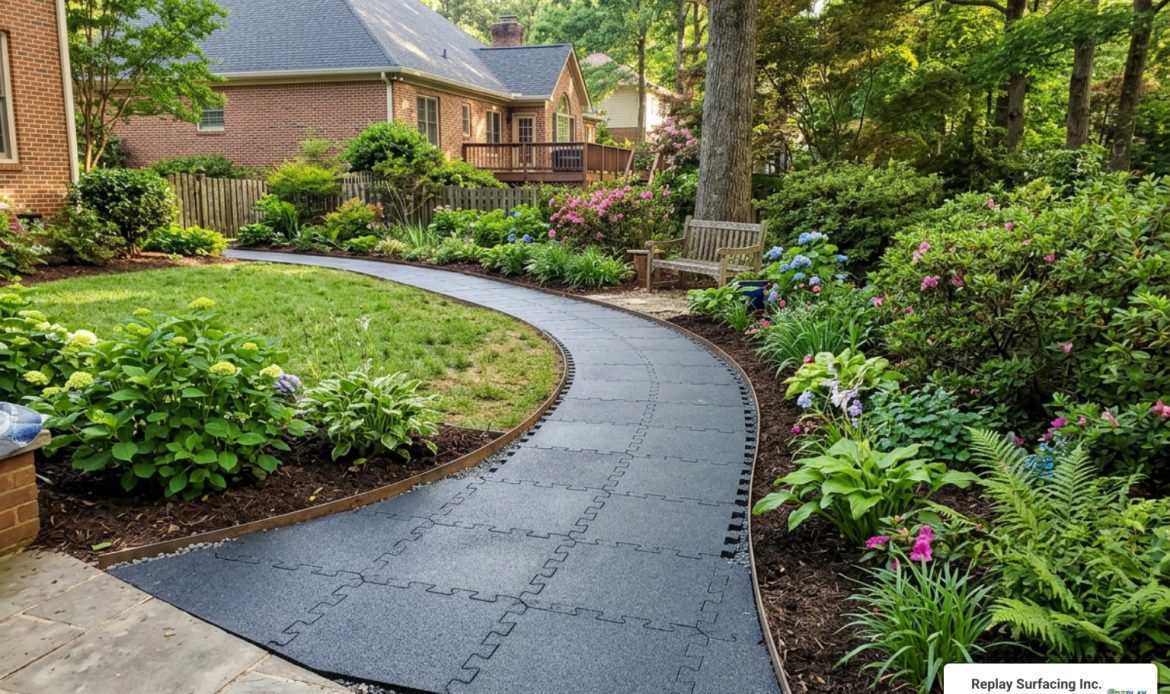 rubber yard tiles