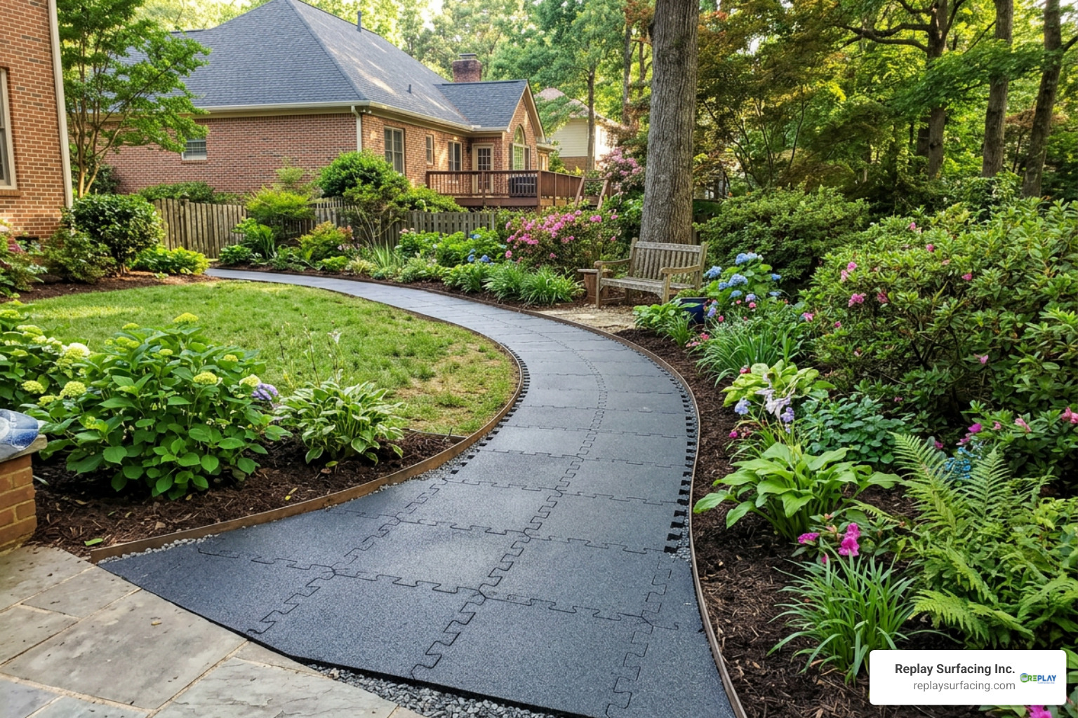 rubber yard tiles