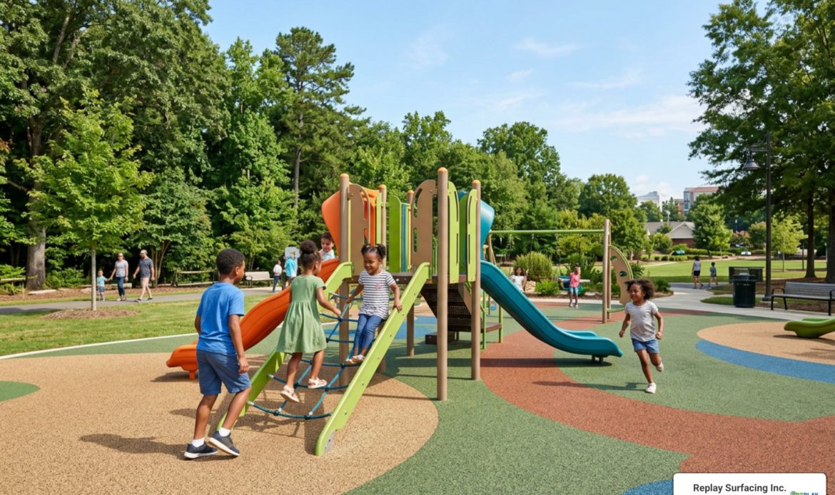 Charlotte safe playground surfaces