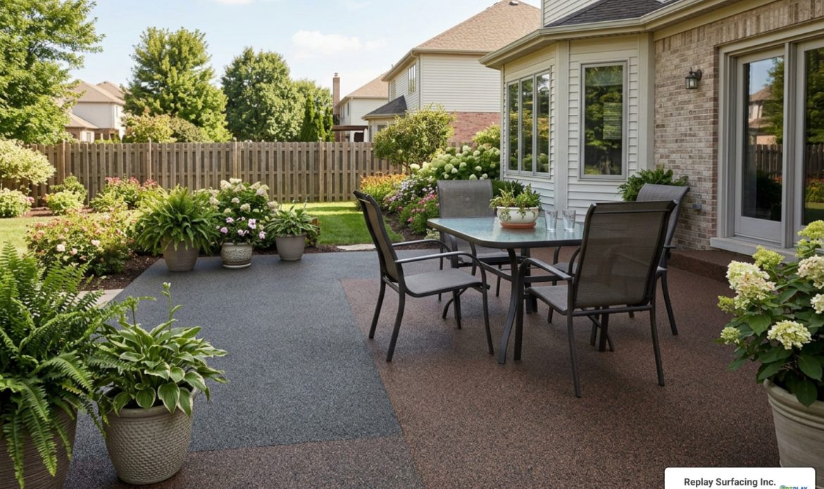 outdoor rubber flooring