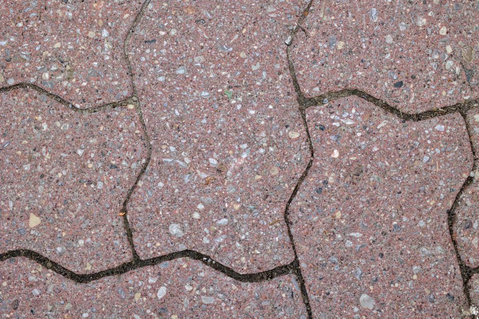 brown rubber paver