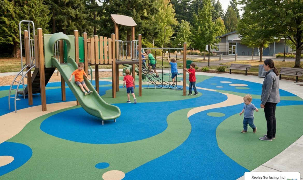 Beaverton rubber playground surfacing