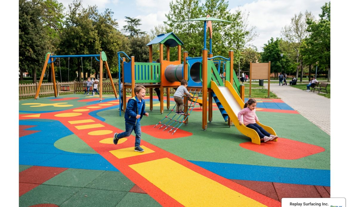 durable rubber play surfacing
