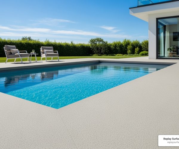 rubber for pool decks