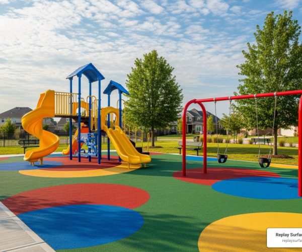 diy pour in place rubber surfacing