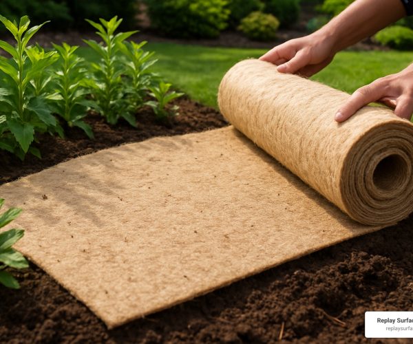 mulch mat roll