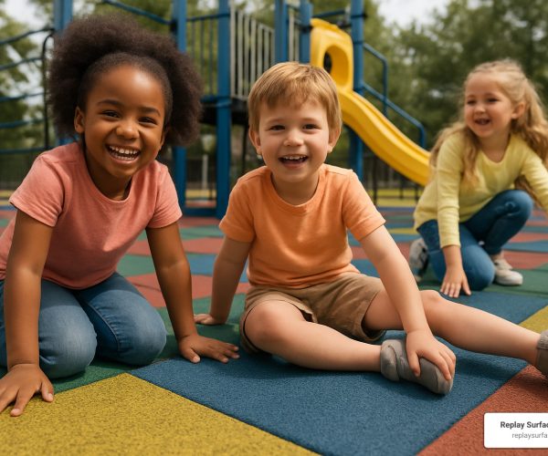 non toxic playground tiles