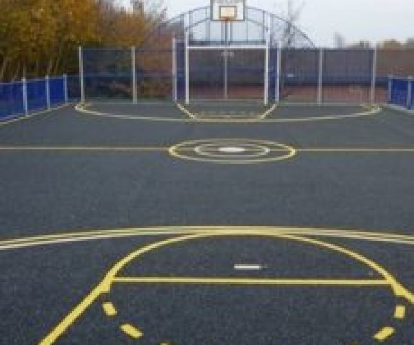 outdoor rubber flooring for basketball court