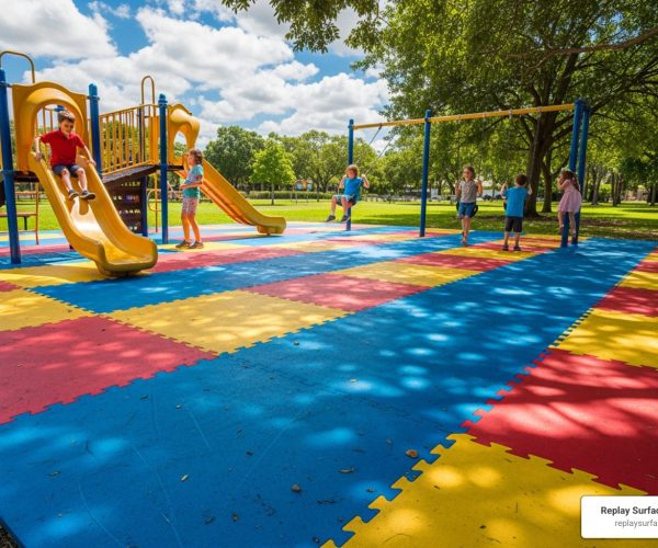 outdoor playground mats