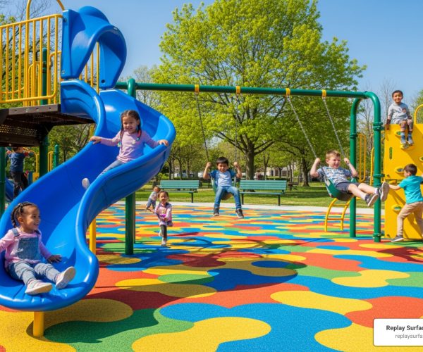 rubber crumb play surface