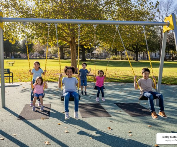 playground mats for under swings